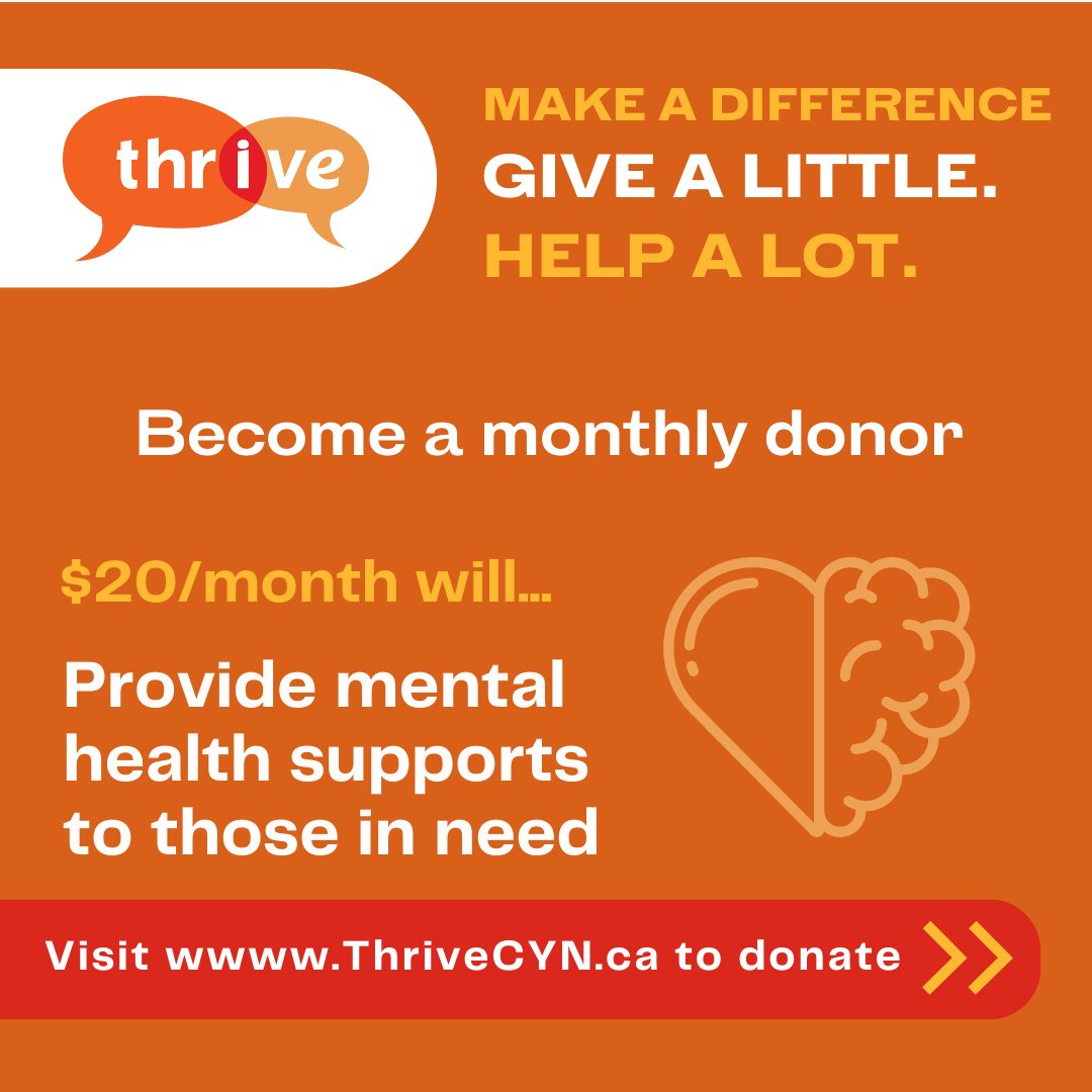 thrivecyn's tweet photo. A small contribution goes a long way. To become a monthly donor, visit, https://t.co/R9BC8S73RZ
📣 709-754-0536
💬 info@thrivecyn.ca
🖥 https://t.co/TlNy6CDRja
📍 807 Water Street, St. John's, NL
#PersonalSupport #CommunityGrowth https://t.co/MJ8MWLAadl
