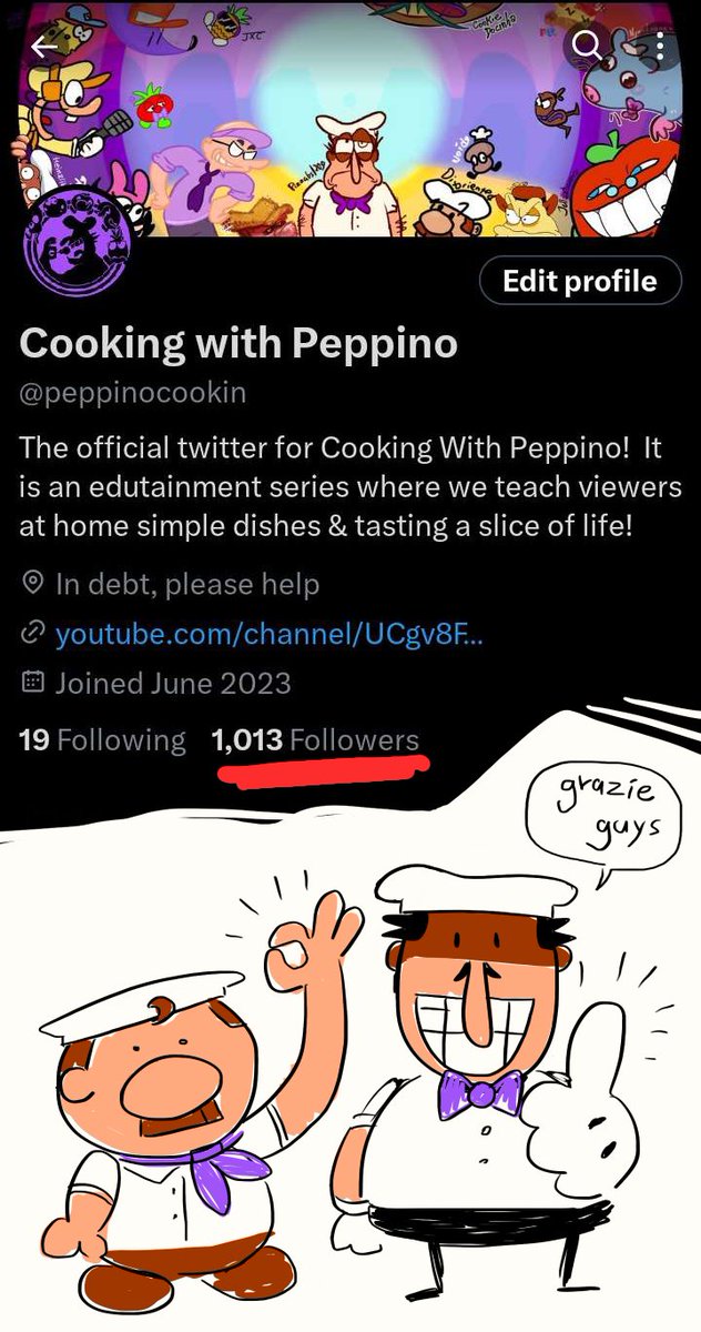 peppinocookin's tweet photo. thank u for the 1 followers !!!!! https://t.co/oWW4schAPX