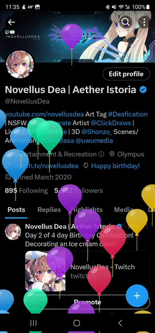 Balloon Day! https://t.co/eqzPCPARVX<a href="/tag/thighs"class="tags"><span>#thighs</span></a><a href="/tag/%E3%81%84%E3%81%84%E5%A4%AA%E3%82%82%E3%82%82%E3%81%AE%E6%97%A5"class="tags"><span>#いい太ももの日</span></a>