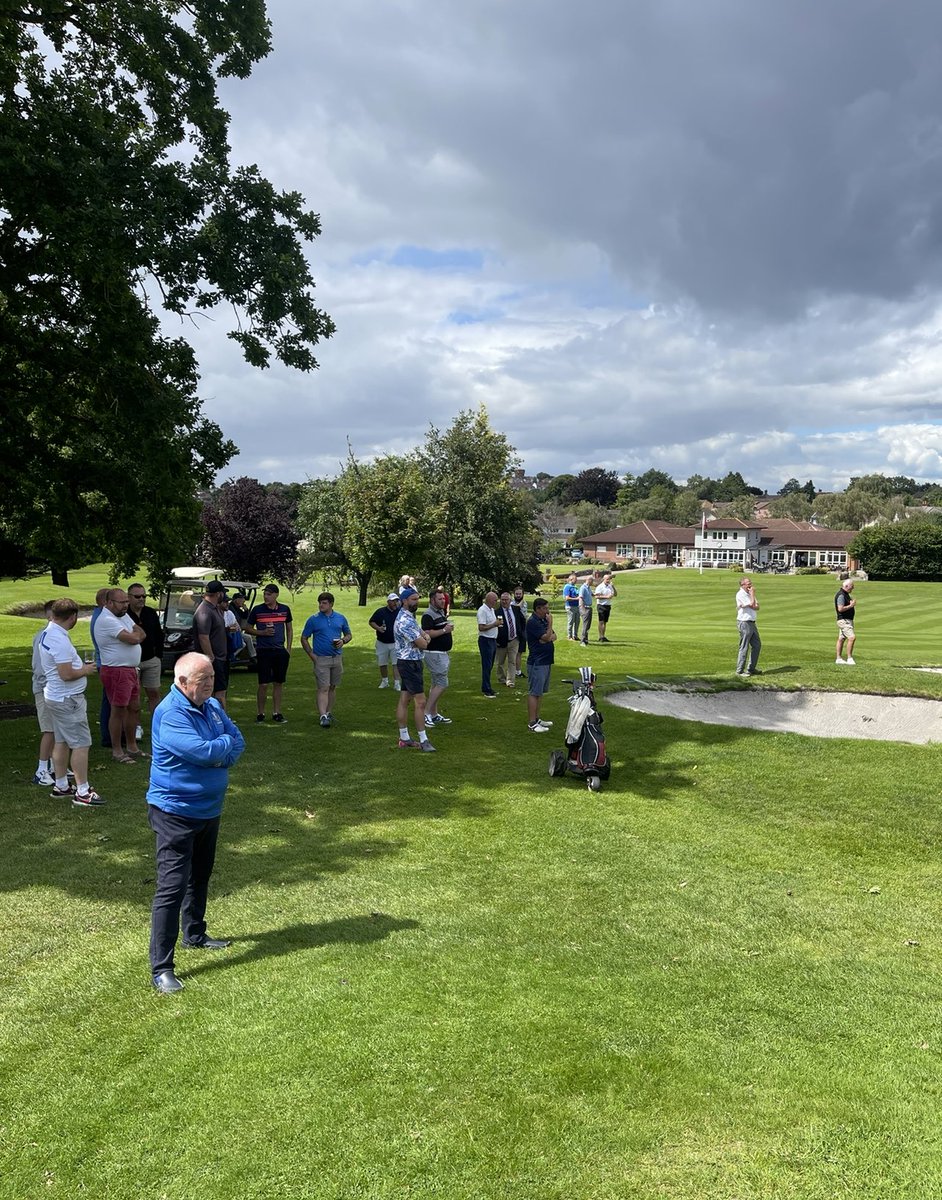 MarkDSanders74's tweet photo. Congratulations to @frenchy1982 on winning the @KnowleGolfClub 2023 Club Championship after a 3 Man playoff lasting 7 extra holes. https://t.co/StG4Bppqop