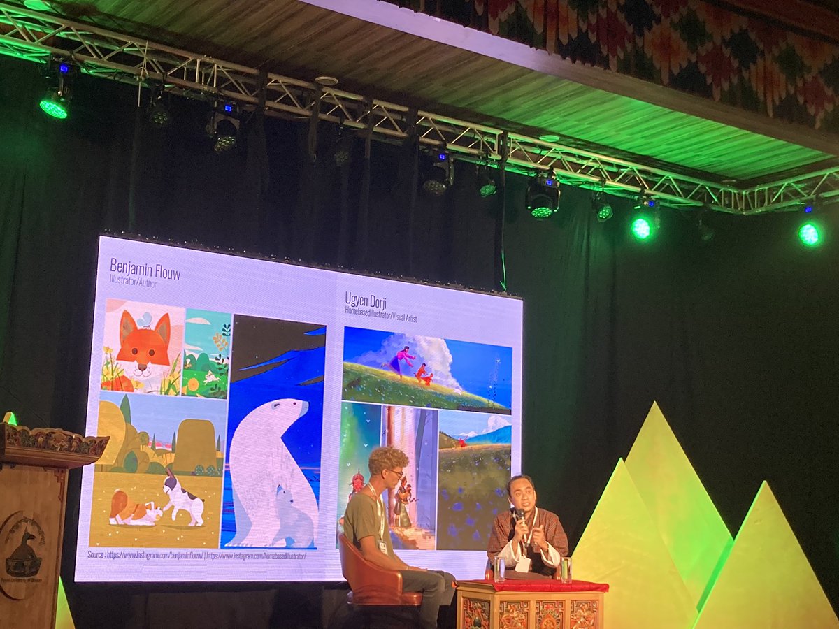 “I see everything through the prism of my art… with art you’re never finished”

 - A fascinating session with French illustrator <a href="/benjaminflouw/">Benjamin Flouw</a> in conversation with Ugen Dorji <a href="/BhutanEchoes/">Bhutan Echoes: Drukyul’s Literature Festival</a> Day 3