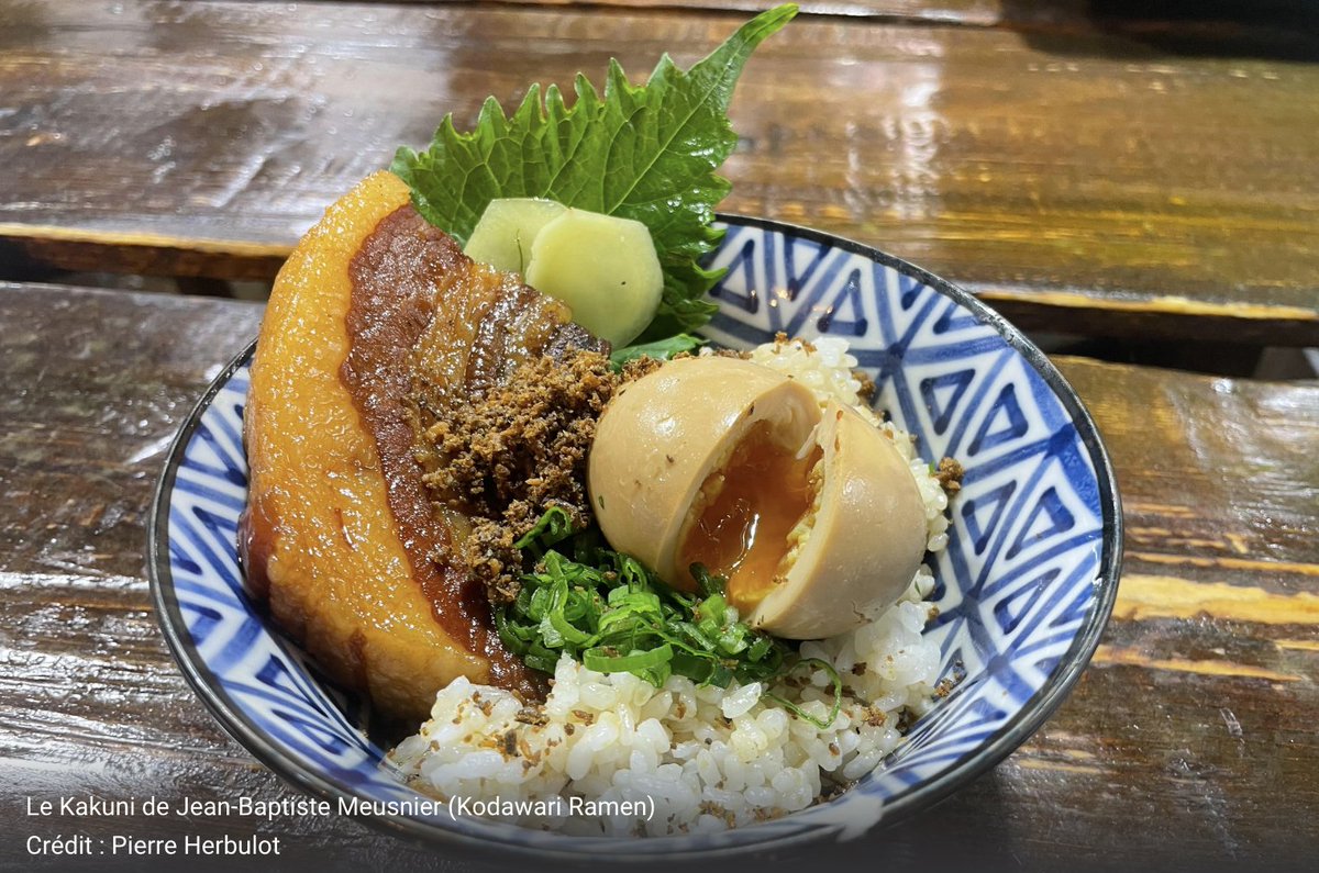 [On met Le Doigt sur] Nos amis de <a href="/KodawariRamen/">Kodawari Ramen</a> quifont le buzz en plein été : La recette du kakuni tamago porc confit ultra fondant - divulguée par Jean-Baptiste Meusnier 💬 ! rtl.fr/actu/food/la-r… #KodawariRamen #RamenWorld