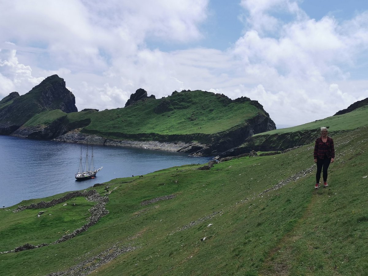 vickyinglis13's tweet photo. @kate_frankie A3. My highlight has been the chance to get to St Kilda twice this summer sailing on #BlueClipper, especially the otherworldly island of Boreray and the sea stacks that lie alongside #PTTravel https://t.co/H31ZOuyQRa