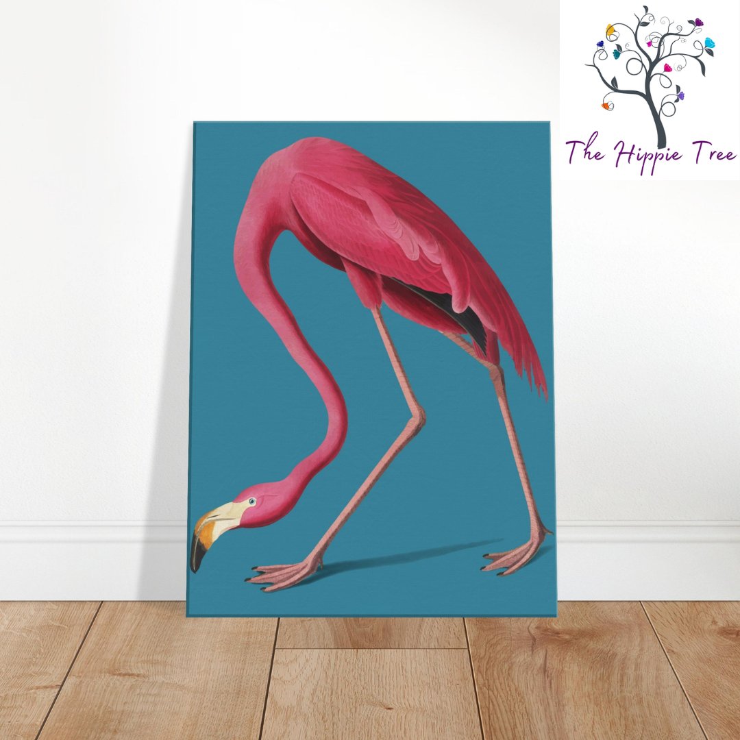 This whimsical Pink Flamingo design is not only a nod to the playful spirit of the season but also ensures a pop of color and charm to any space. Check out thehippietree.com #art #newcollection #thehippietree #onlineshopping #sale #new #shopping #sales