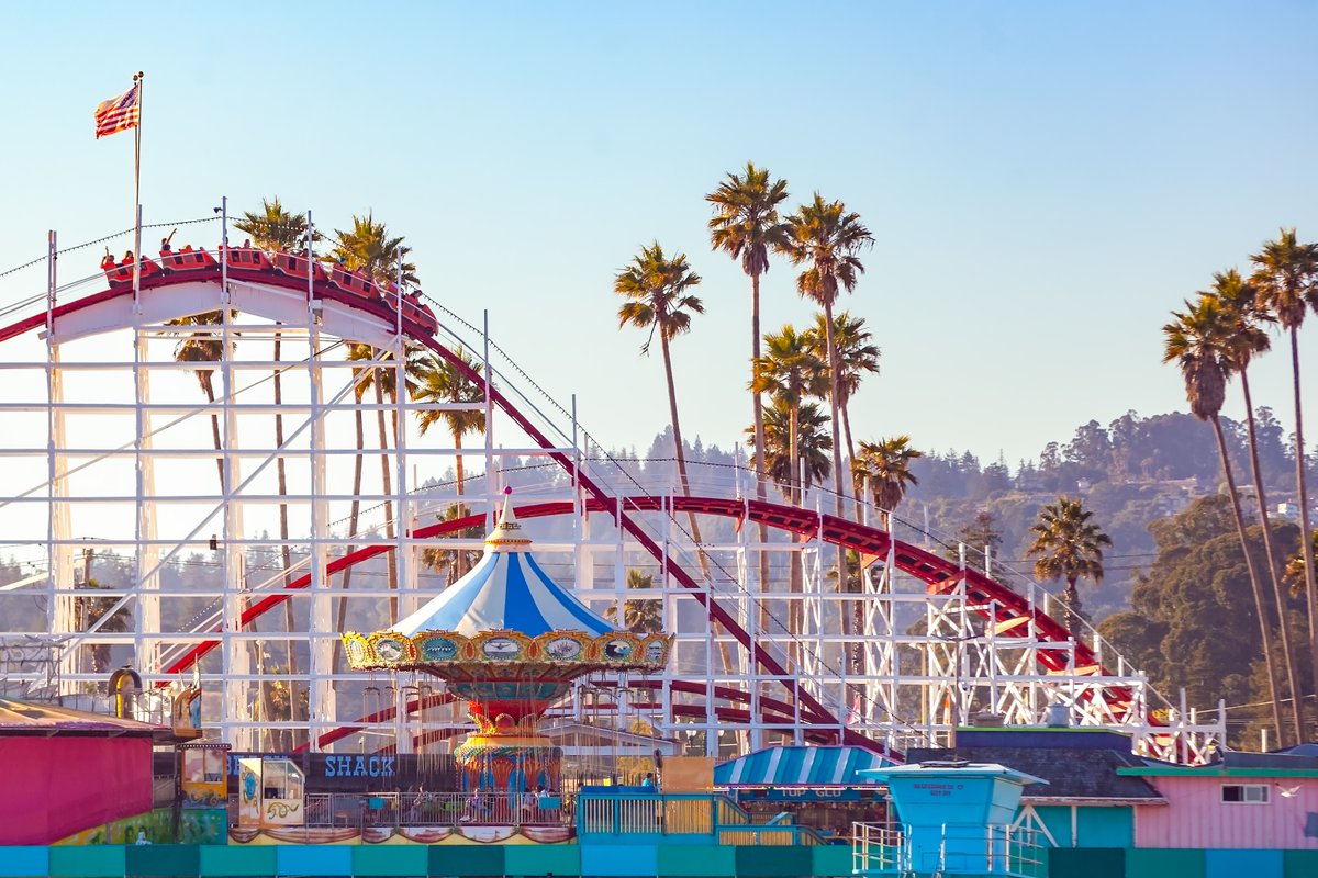 Hold on tight, National #RollerCoasterDay is fast approaching and we're celebrating this Sunday, August 13! Take a spin on our #NationalHistoricLandmark, the #GiantDipper—first 100 riders of the day will receive a #BeachBoardwalk Souvenir Cup. 🥤🎢🌴 #SantaCruz #AmusementPark