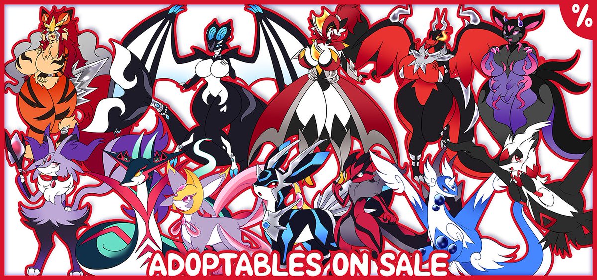 Hello y'all 💖 - decided to put almost my entire adopt gallery on sale!! I still need $$$ for rent and the remaining bills ;;
Thank you so much 💖

FA link: furaffinity.net/gallery/risuch…
Feel free to DM/tweet me, contact me on FurAffinity or email me at risuchan004@gmail.com