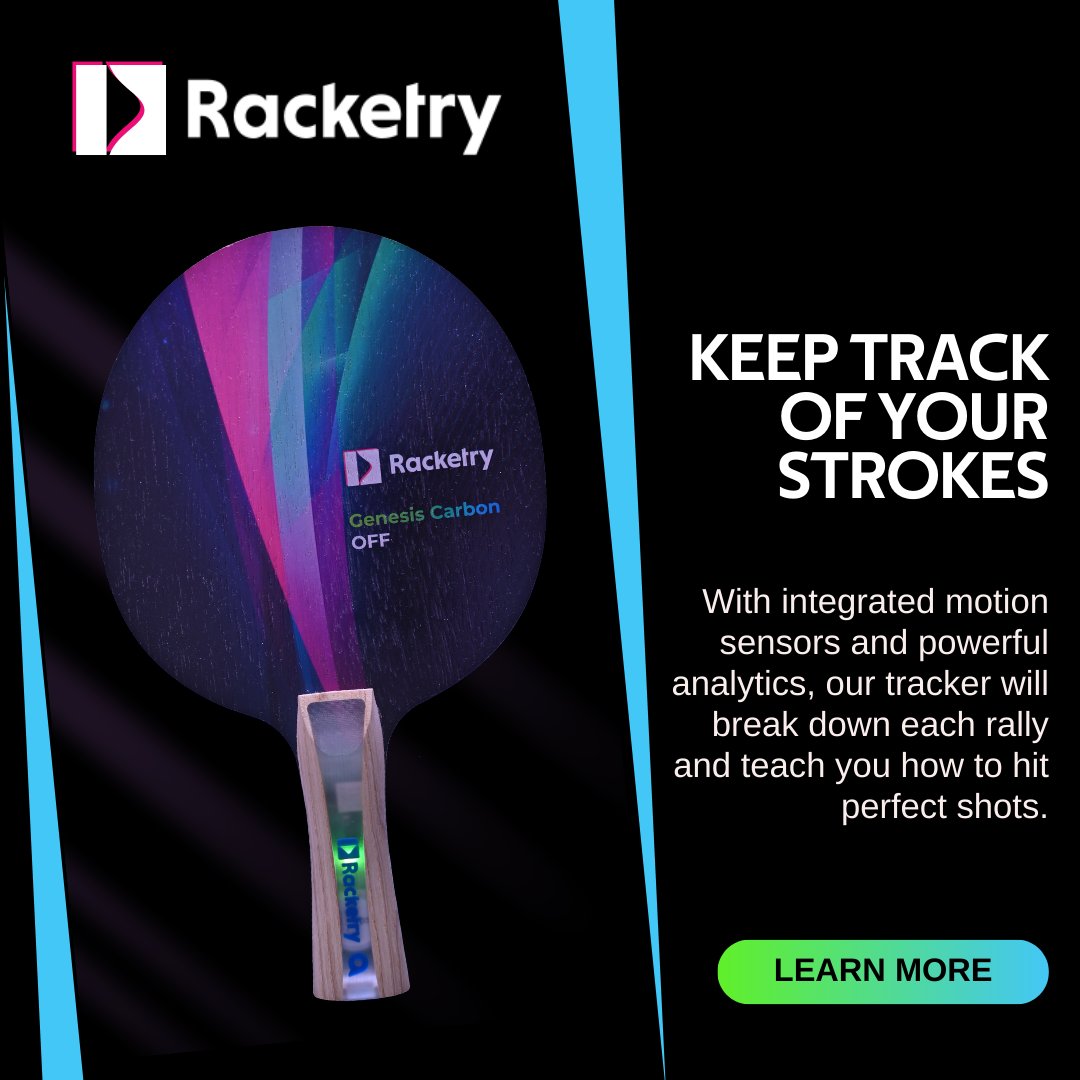 racketry_tt's tweet image. Upgrade your table tennis game with Racketry! 🏓 Our professional paddles are equipped with integrated motion sensors so you can keep track of all your strokes. racketry.com

#racketry #tabletennis #tabletennisplayer #pingpong #tabletennisdaily #ittf #pingpongclub
