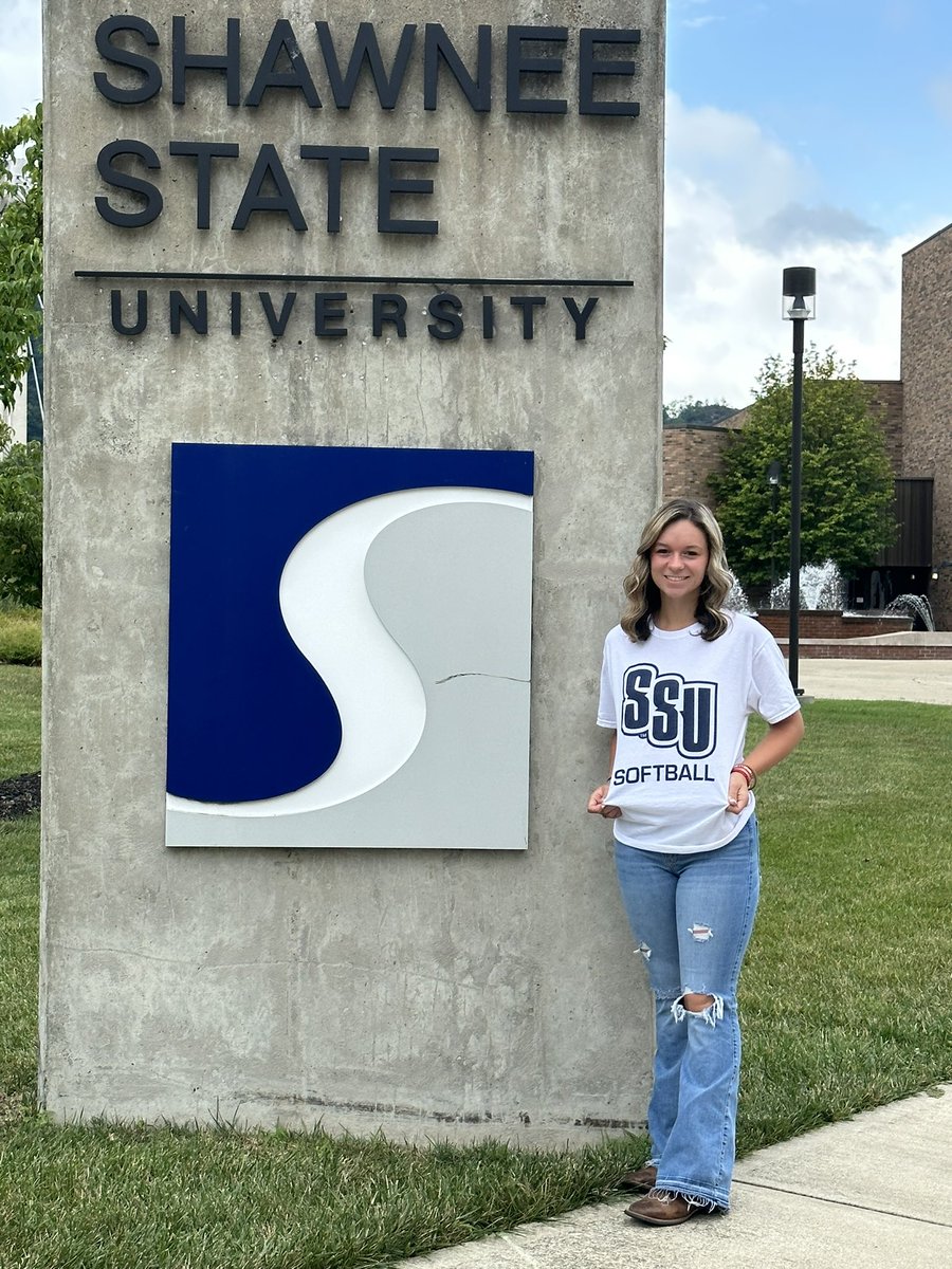 bellasorbilli's tweet image. Been keeping this a secret for a bit but I am absolutely so EXCITED and happy to announce I will be continuing my journey at Shawnee State💙🐻! I am so appreciate of the support I have had from my friends, family, and coaches over the years! 
GOD IS GOOD!!
