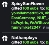 S6HHM's tweet photo. 3 years of streaming and I just received BACK TO BACK 100 GIFTED SUBS... 

I cant ffff believe this right now.. 😱

@Nathanplays7494 @ISpicySunflower https://t.co/5BZ2ECdxji