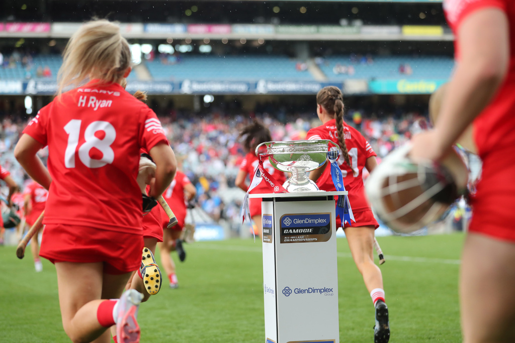 OfficialCamogie's tweet photo. CORK are the 2023 Senior Glen Dimplex All-Ireland Champions!!!🔴⚪️

#OurGameOurPassion 
@CorkCamogie https://t.co/3I5qeaPfKa