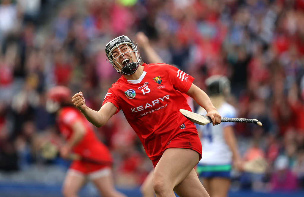 OfficialCamogie's tweet photo. CORK are the 2023 Senior Glen Dimplex All-Ireland Champions!!!🔴⚪️

#OurGameOurPassion 
@CorkCamogie https://t.co/3I5qeaPfKa