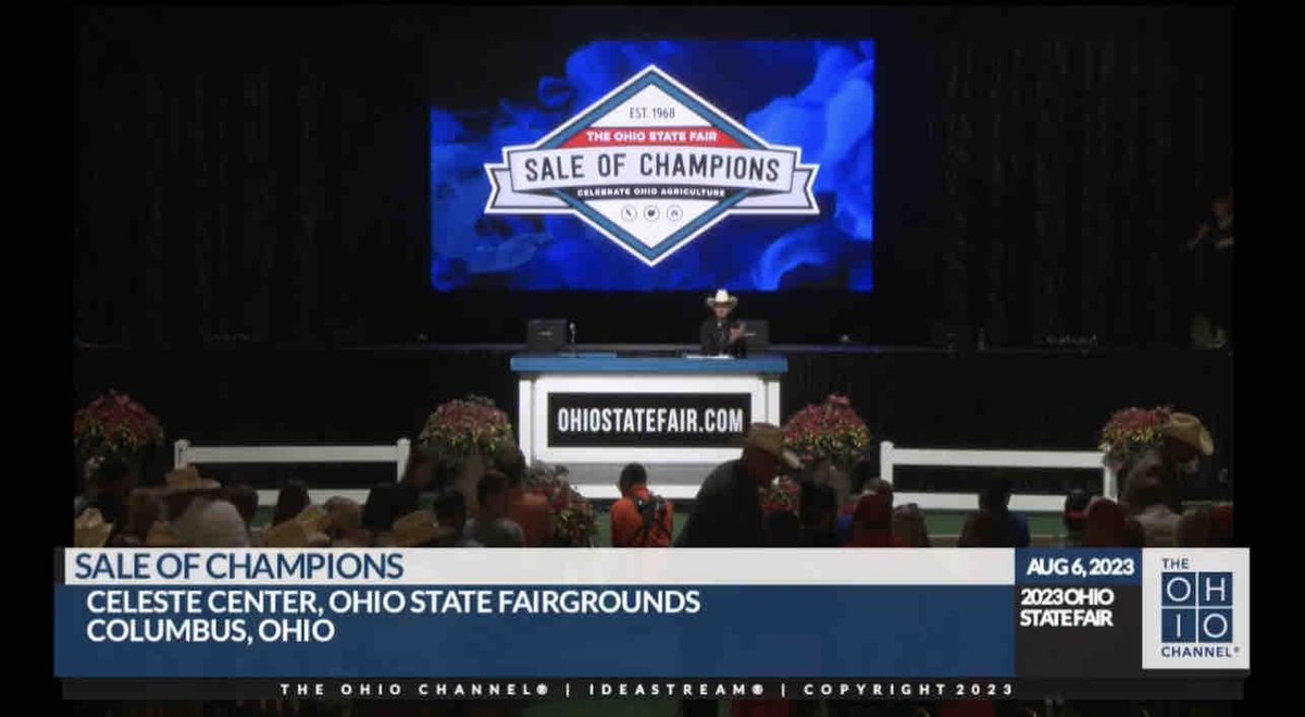 The 2023 Sale of Champions Livestock Auction is LIVE!! Watch here: ow.ly/BjQI50PtyGy