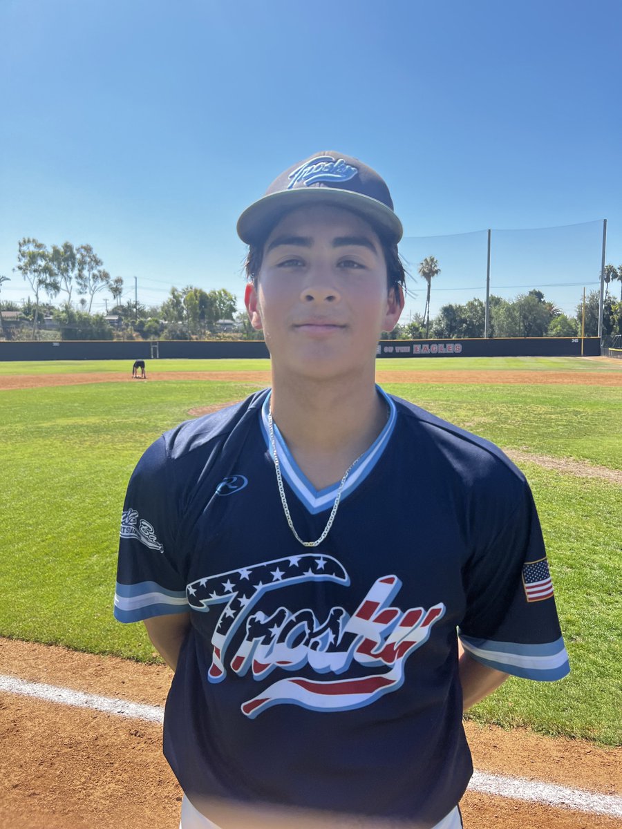FiveToolCA's tweet photo. F: @TroskyTeams 2024 6, HBG 0
PoG: Talon Tucker 1-2, 3B, RBI, R, BB
Pitcher: @SeanCannon24 4 IP, 5K, H, 0R
Notable: @gerardogonzal9 3 IP, K, H, 0R https://t.co/YSNkcwoHI7