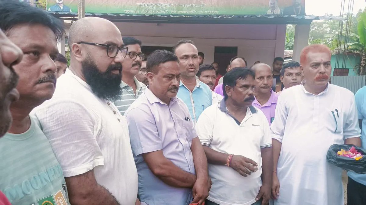mriganka_dr's tweet photo. #unbearable is a lesser word for the #unnatural death of our #boothpresident #presidentcooperative #activeworker @kardarpabarman dada whose body was found today after 3 days.. #justicepending .. @himantabiswa @cmpatowary @BJP4Nlb @BJP4India @BJP4Assam https://t.co/Pk97kLEx6N