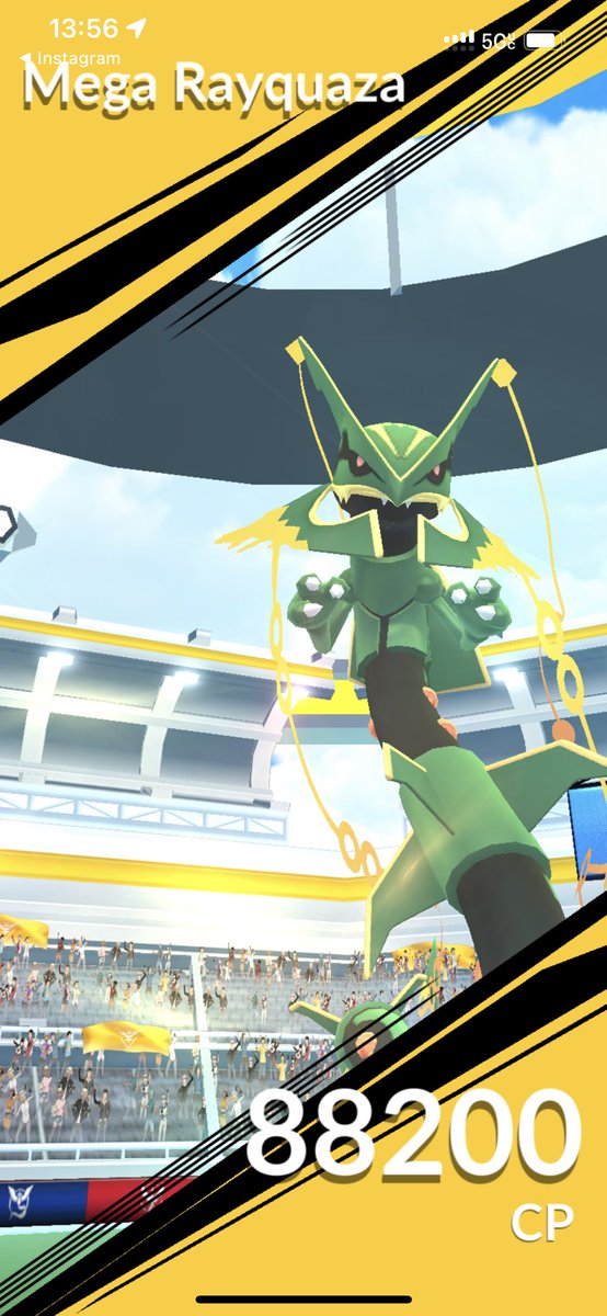 lenbiasgo's tweet photo. We gotta ready up for raids now ?! 

Thank you @MegaGameF for the Pokémon go fest 2023 : London Rayquaza https://t.co/L98wpTDIg7