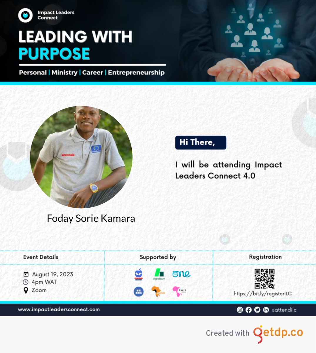 fodaysoriek's tweet photo. Save the date, don't be left out in this life changing and inspiring leadership journey! https://t.co/bXmWHppqlh