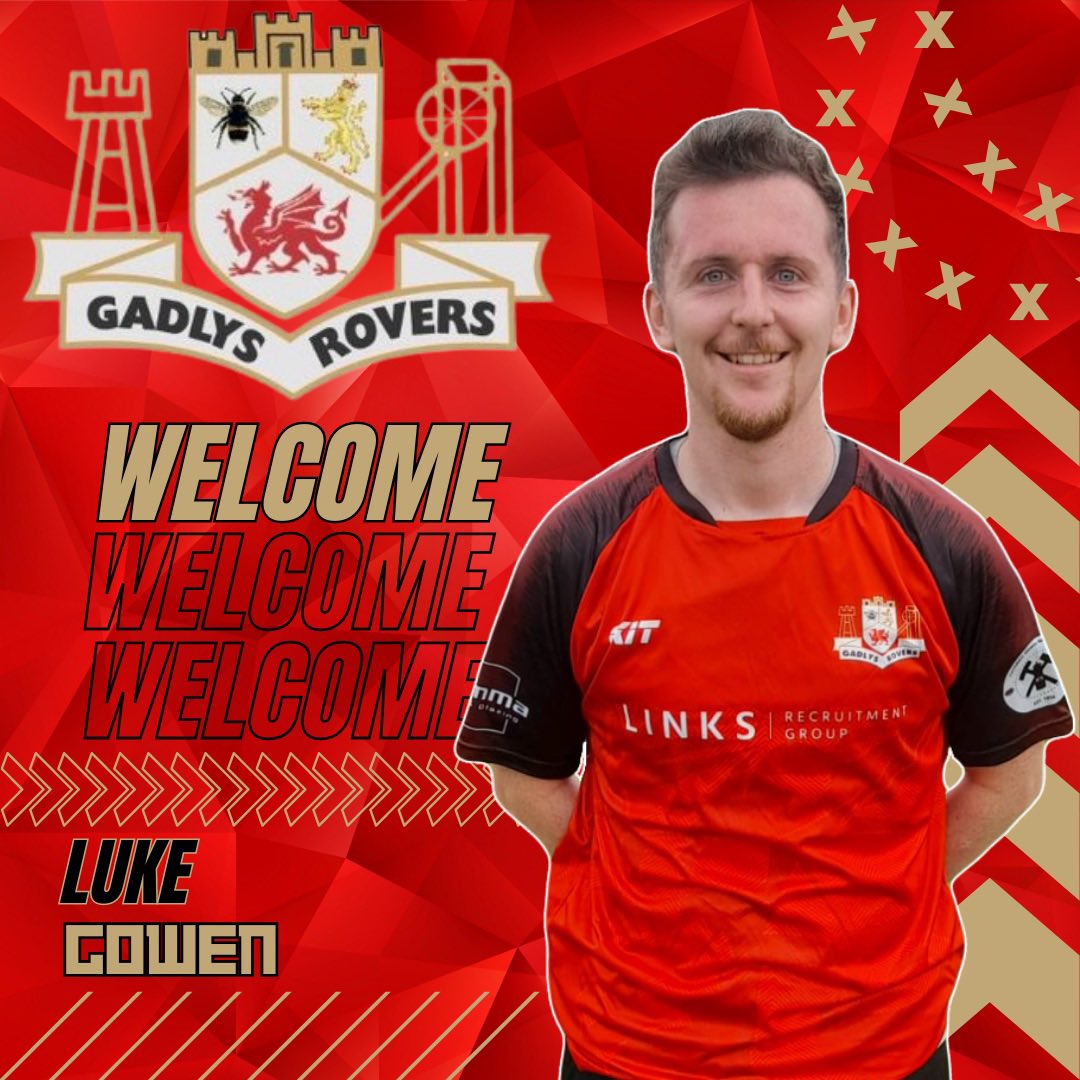 Today we can confirm the signing of ✍️ 

Luke Gowen

With the league season only 6 days away we will be announcing a few more signings in the coming days 📝 

#UppaGadlys 🔴⚫️