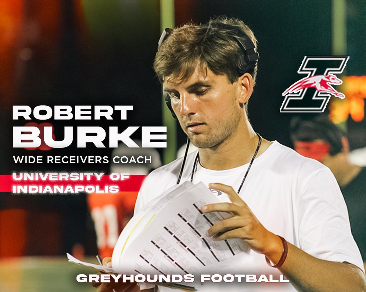 Blessed to announce I am the new Wide Receivers Coach at the University of Indianapolis! Thankful for my time at Northern Illinois and excited to be a Greyhound‼️ 1-0.