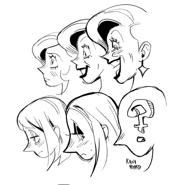 kiwithebyrd's tweet image. like mother like daughter? (oc)