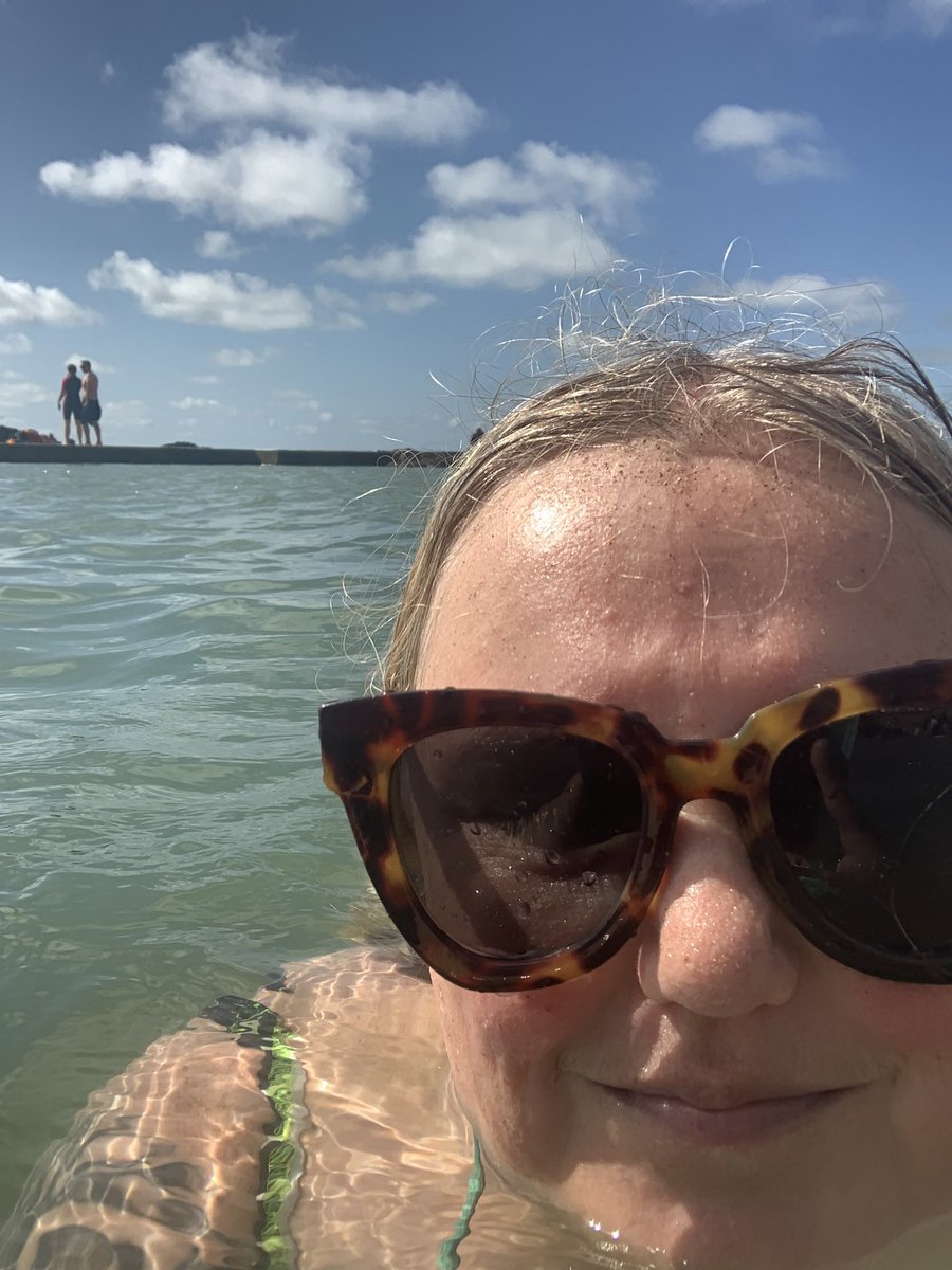 Tried surfing in Bude as my daughter has recently got over a long standing wave phobia. She loved it. Husband loved it. I went for a swim in the sea pool instead.