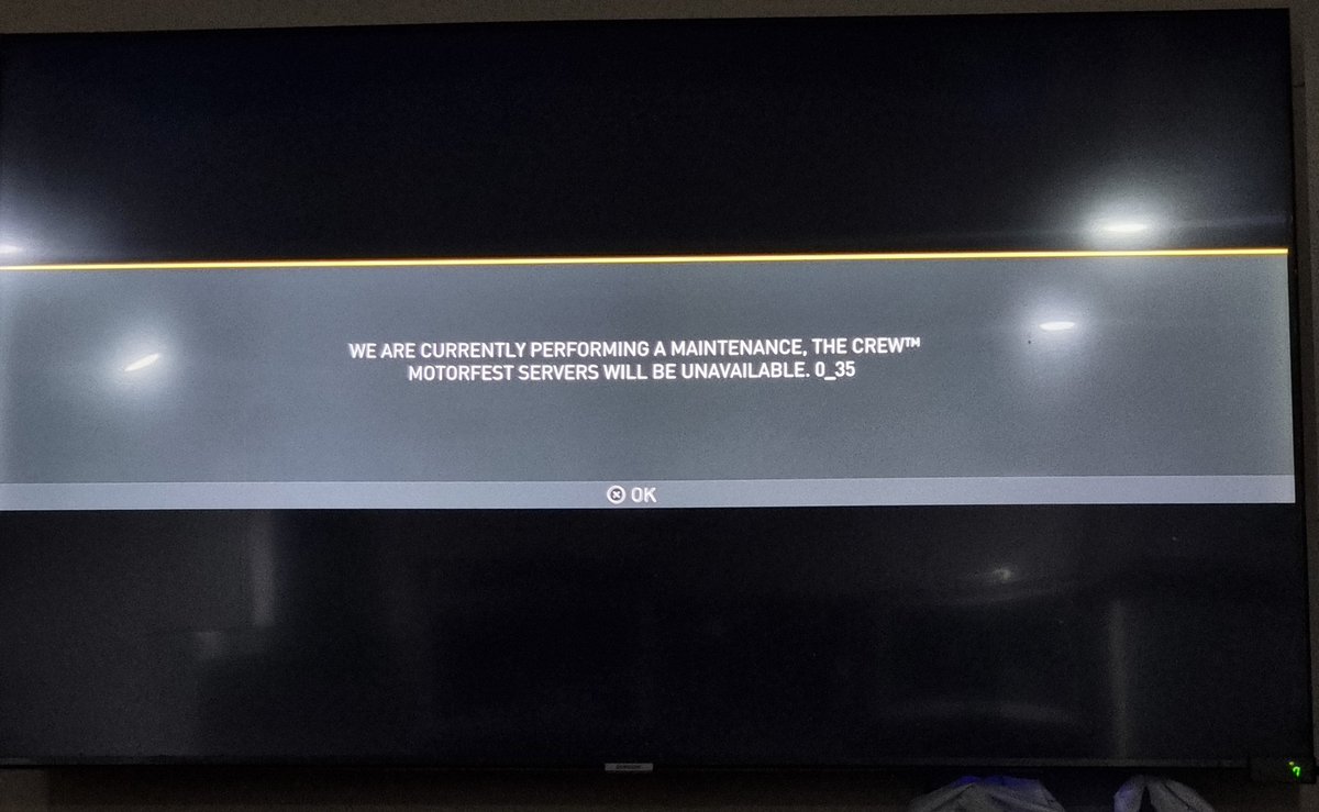 HaIYeR's tweet photo. @TheCrewGame Still under maintenance?! https://t.co/O5LtP86THi