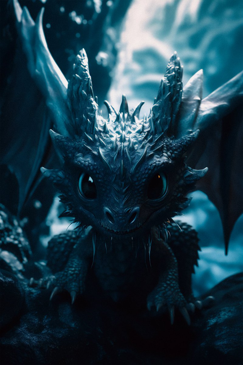MythicEmporium's tweet image. society6.com/art/epic-obsid…

Cute Obsidian Dragon Hatchling 🥰

#Dragon #obsidiandragon #cutedragon #babydragon #aiart #art #epic #fantasy #myth #AIArtwork #blackdragon #ice #glaciers #cold
