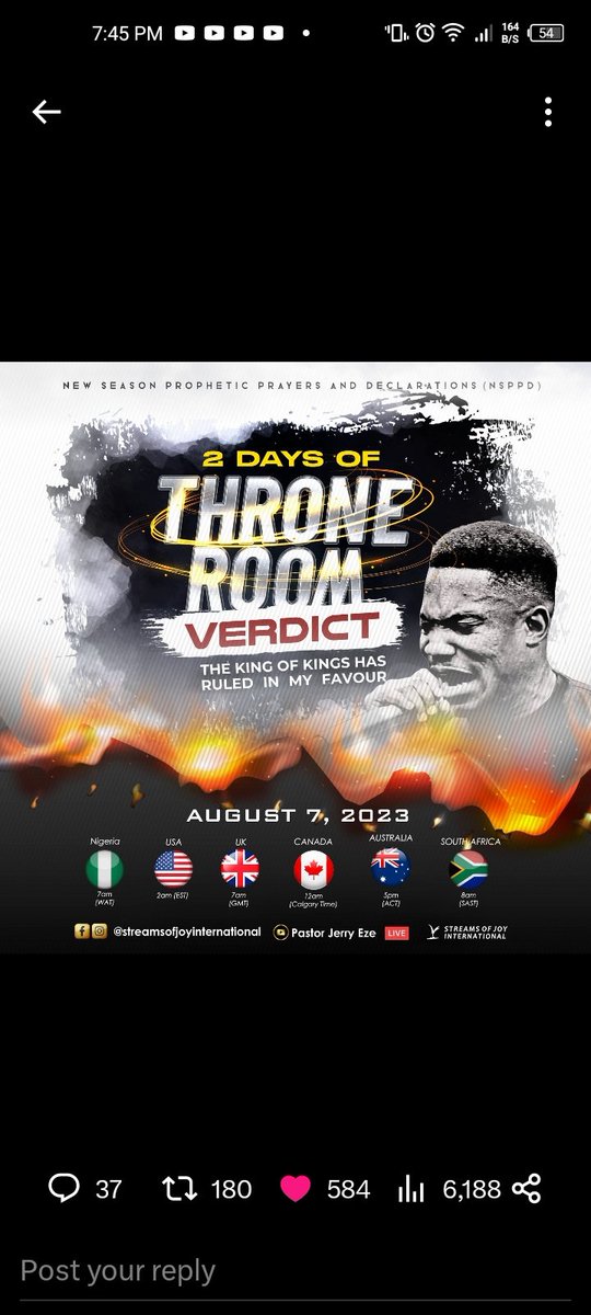 #NSPPD #WhatGodCannotDoesNotExist
#7amFirePrayers