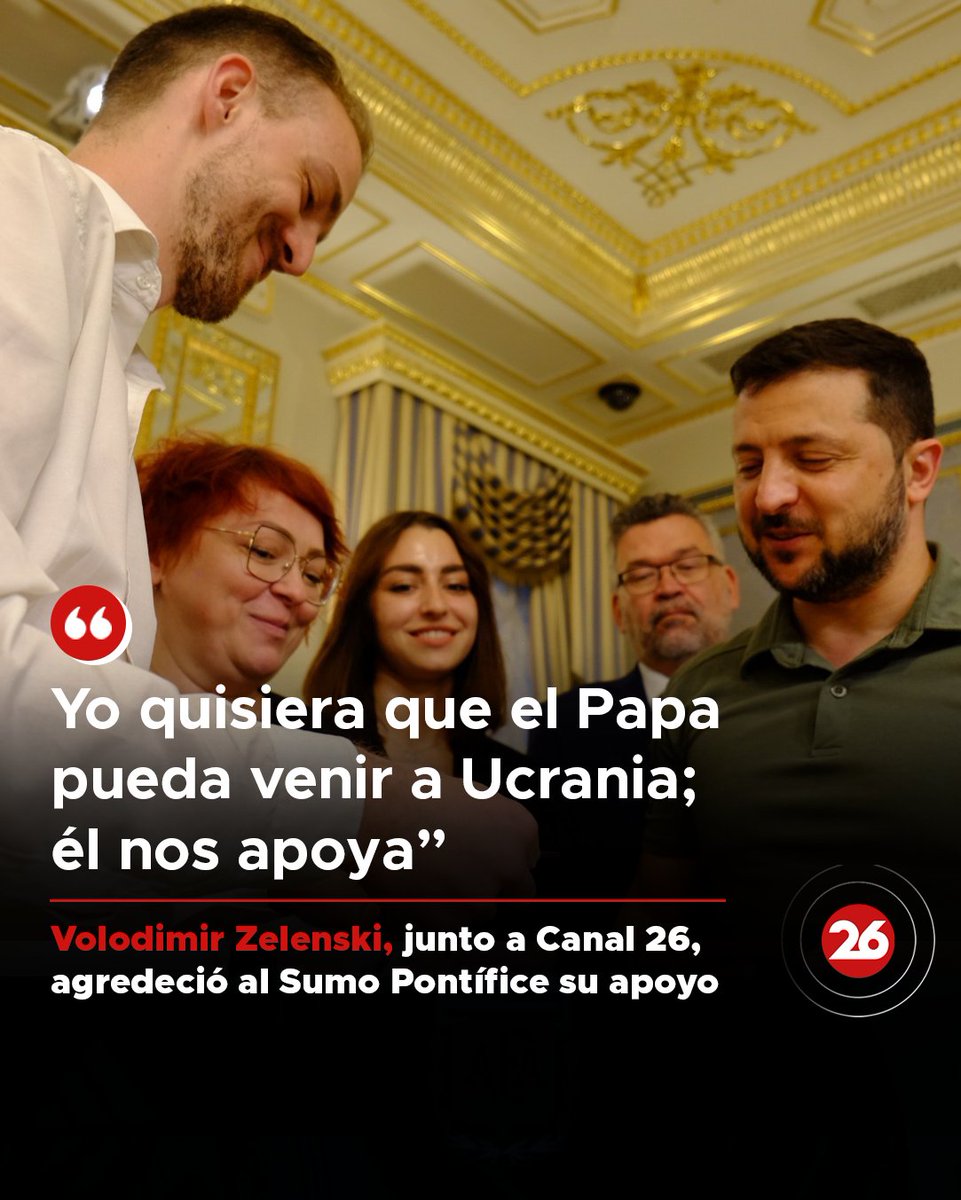 🔴 CANAL 26 CON ZELENSKI 🇺🇦

👉La guerra que Rusia desató -hace ya más de 500 días- contra Ucrania, se libra en escenarios muy lejanos a los de Latinoamérica. Los efectos se sienten de muchas diferentes maneras, pero nunca con la crudeza y violencia con las que impacta el