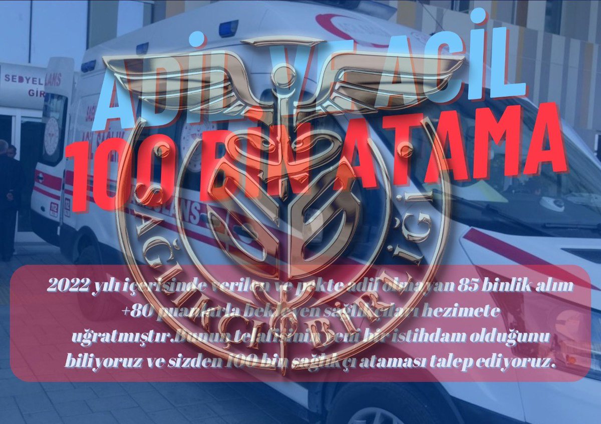 Yeni atama müjdesini duymak için bekliyoruz <a href="/drfahrettinkoca/">Dr. Fahrettin Koca</a>
#SağlıktaDevAtama