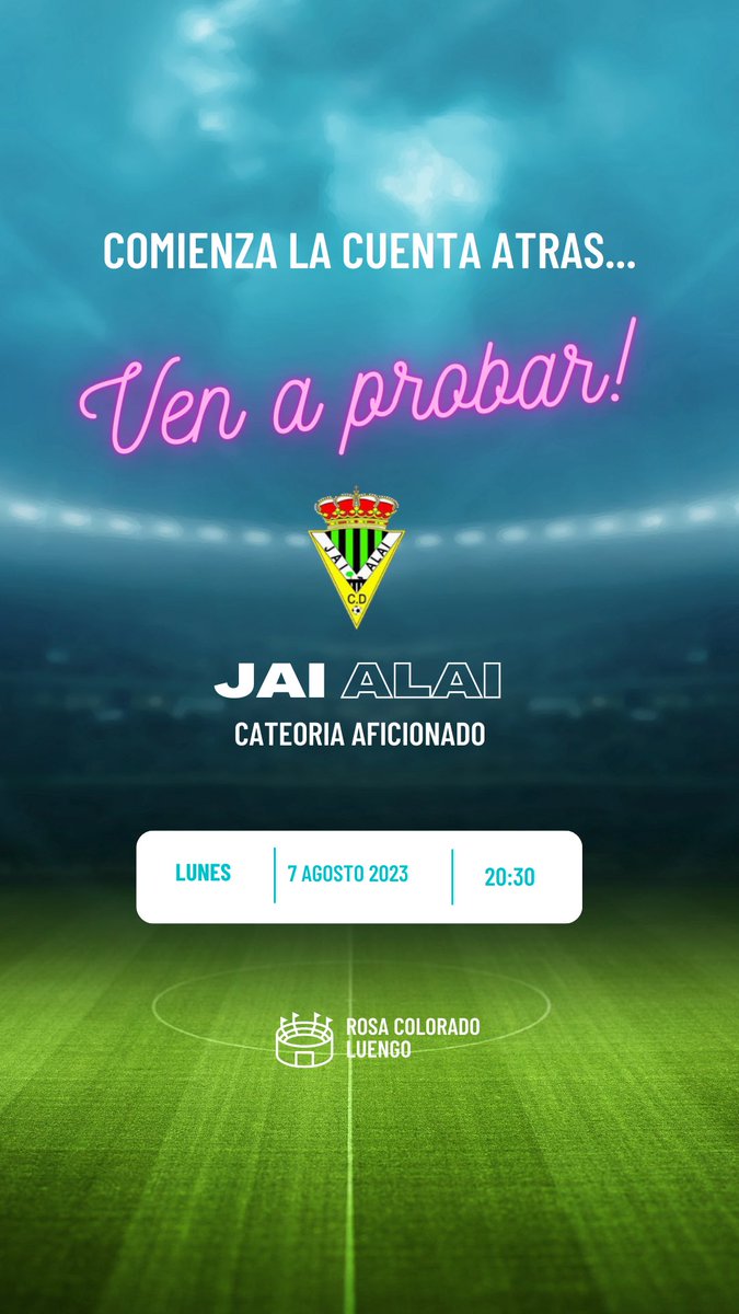 Deseando que llegue el momento de arrancar un nueva e ilusionante temporada, no te quedes con las ganas de formar parte de ella… Te esperamos!!!
#TodoAlVerdeinegro 💚♠️