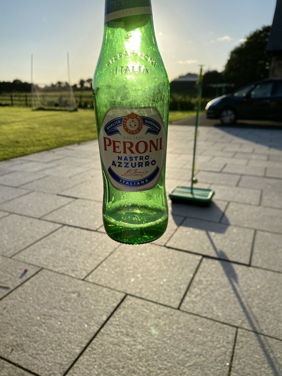 tomgoriordan's tweet photo. Sunshine, blue sky, and a small bit of warmth, before the next shower; what’s rare is wonderful and has to be celebrated with a beer in this Irish “Summer”. #dogdaysofaugust most certainly not. https://t.co/agpWoaXM7b