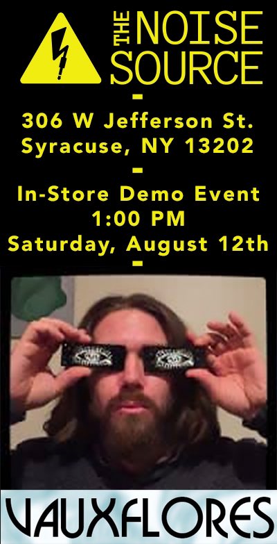 Join us on Saturday, August 12th @ 1PM in-store. We will be launching the #VauxFlores line of #eurorack modules for sale through the shop. Travis, the builder will be on hand to demo them. We hope to see you there!
#synthesizers #synth #modularsynth #industrialmusic #MadeinNY