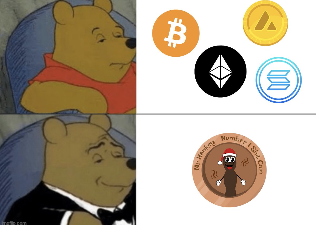 $BTC, $ETH, $SOL -- that's awesome! 

But have you ever tried to buy $Hankey?