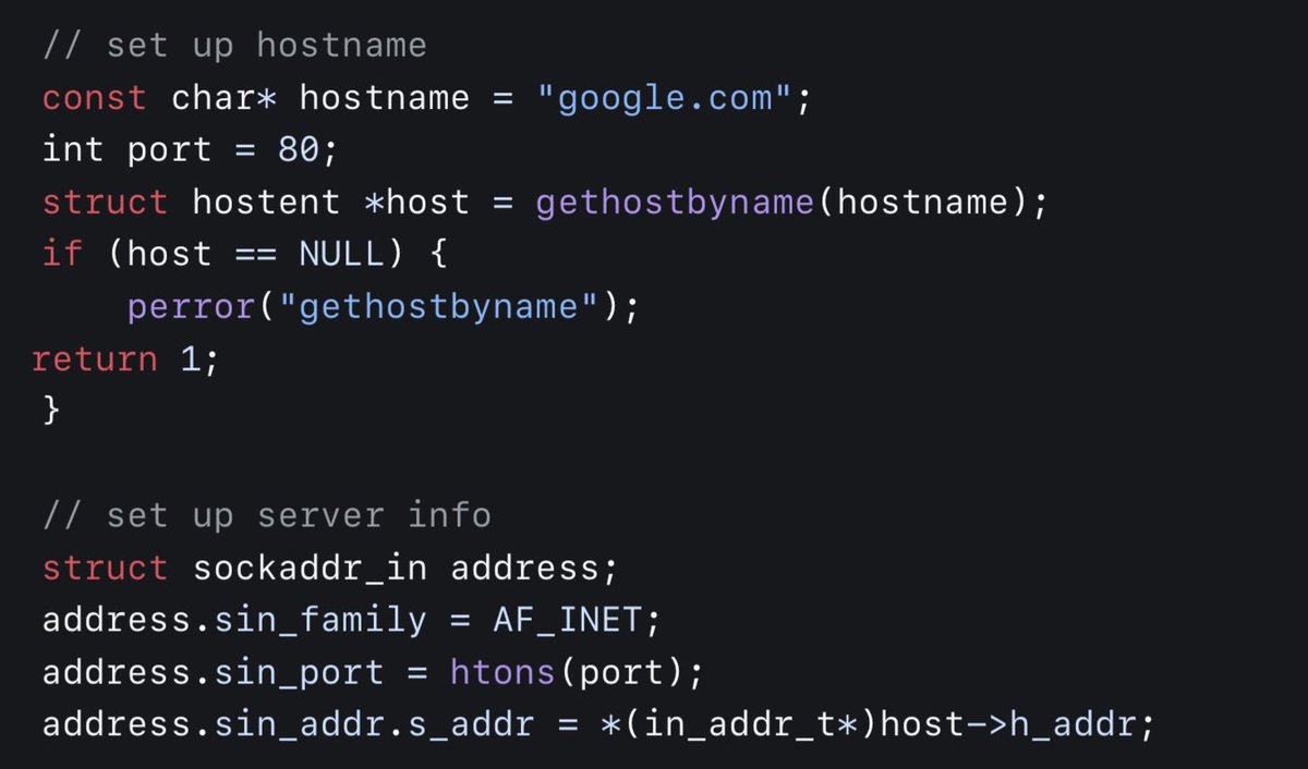 EV_Engineer_'s tweet photo. Have you ever seen a GET request written in C?
#http #tcp #socket #code #google https://t.co/odynXnoXge