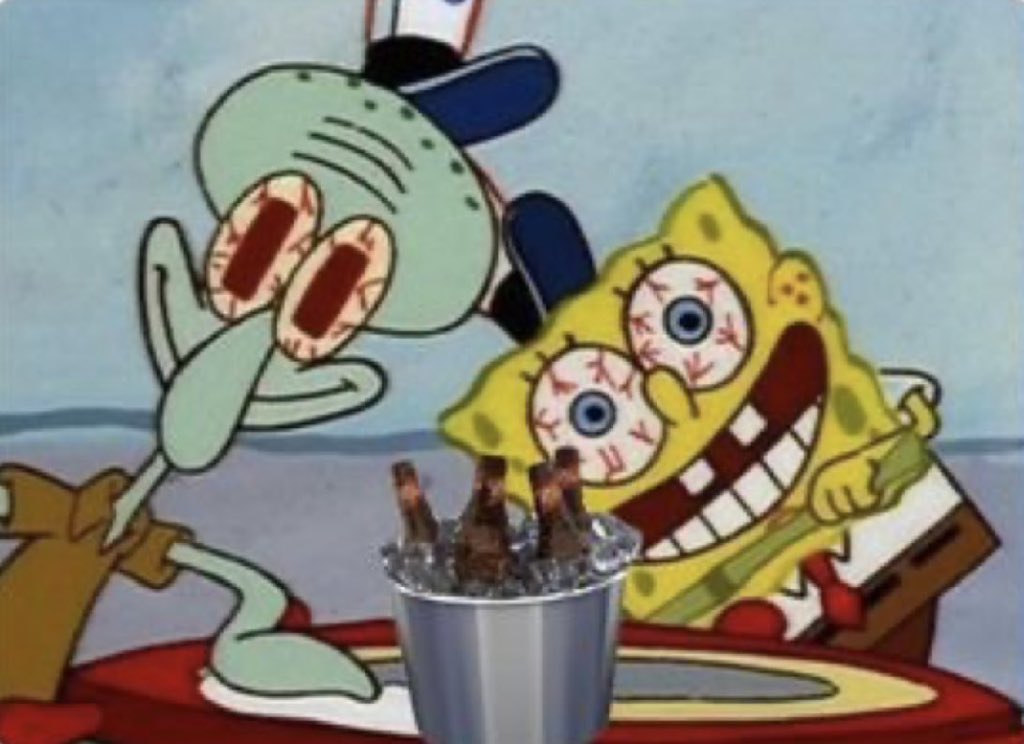 Friend: "Send me that picture we took last night, we probably look so good!"

The picture: