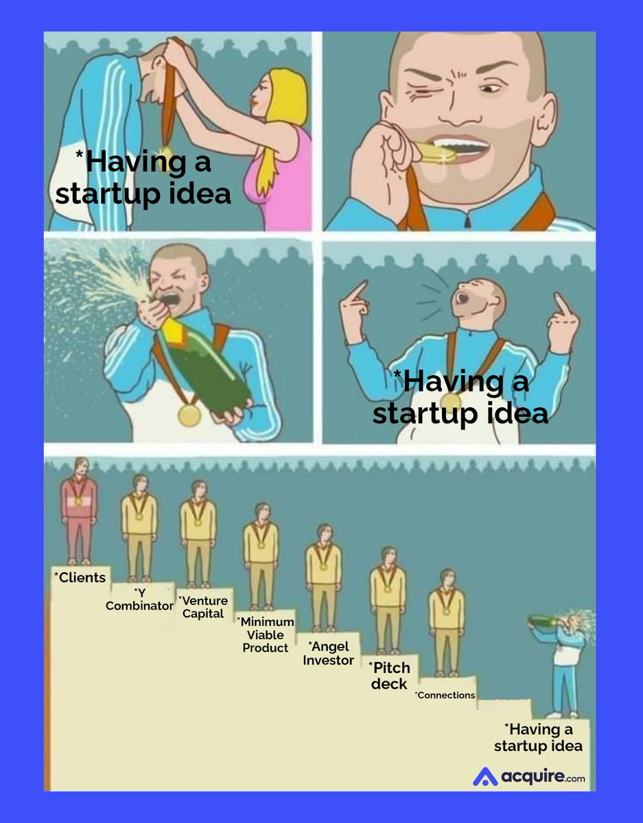 All startup ideas with zero execution.