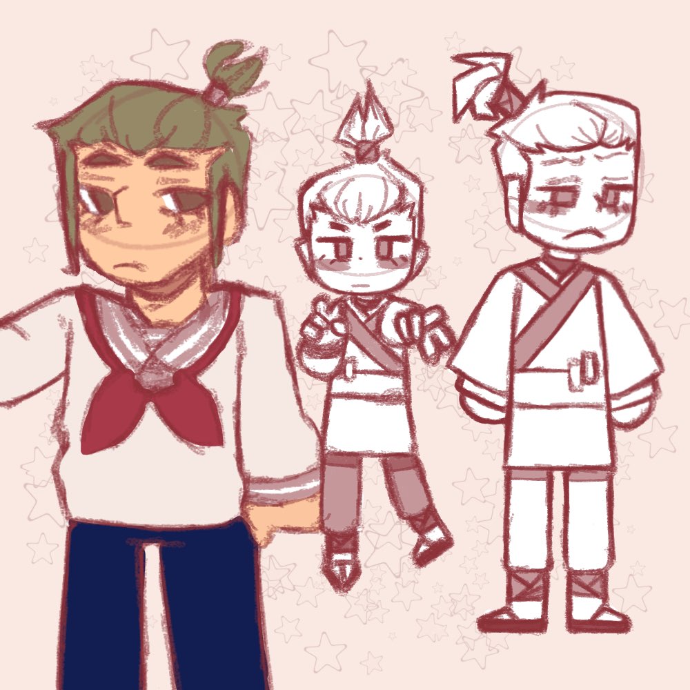 tokosparrow's tweet photo. finja doodles i’ve decided to post since i’ll probably take a little bit to actually draw something since i start school again tomorrow #rc9gn #firstninja https://t.co/aC5x2QKKac