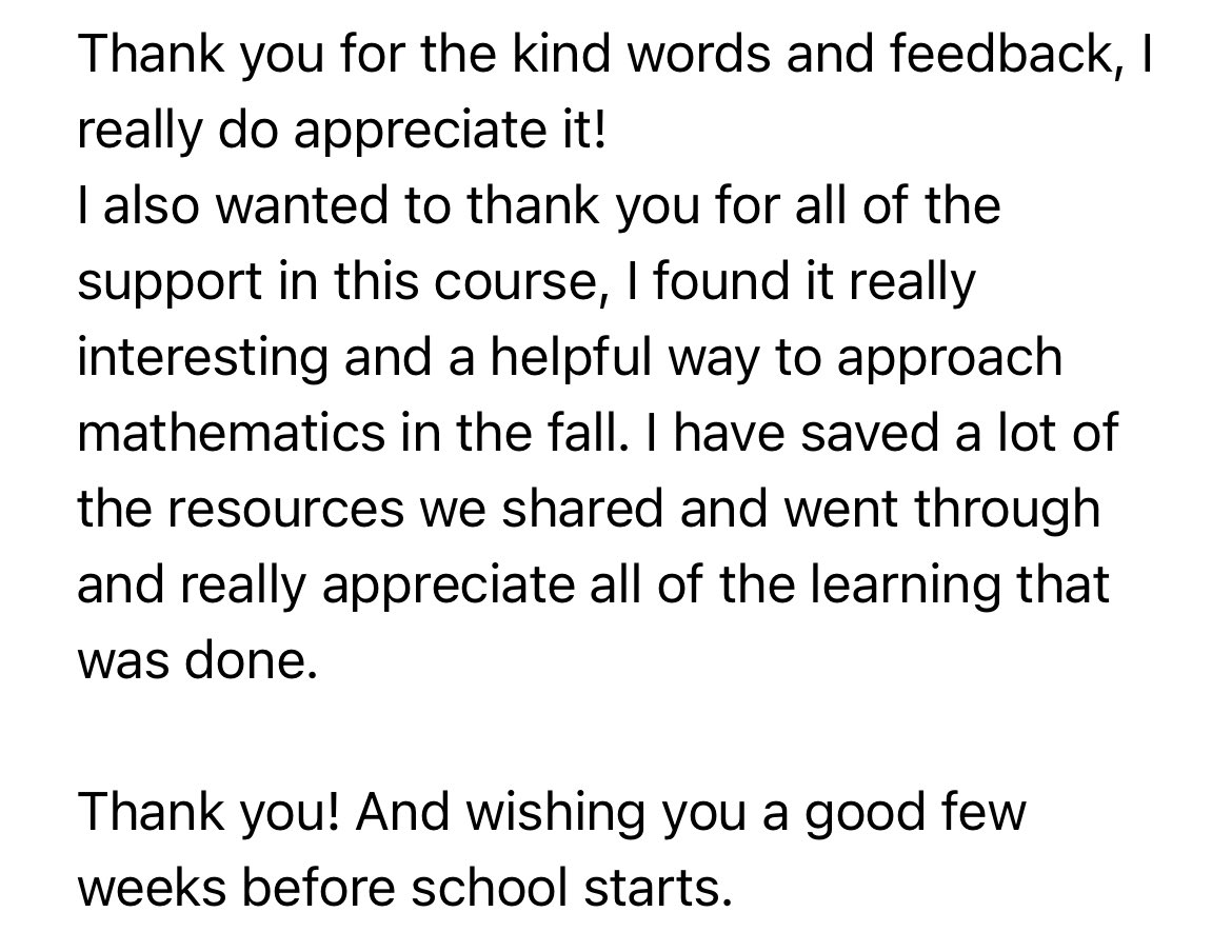 AnniWong's tweet photo. Humbled and honoured to have worked alongside of some of Ontario’s amazing educators. Together we were able to reflect on our personal practice and set goals for the new school year around math instruction and practice. @etfoaq https://t.co/HtkYsV6YkP