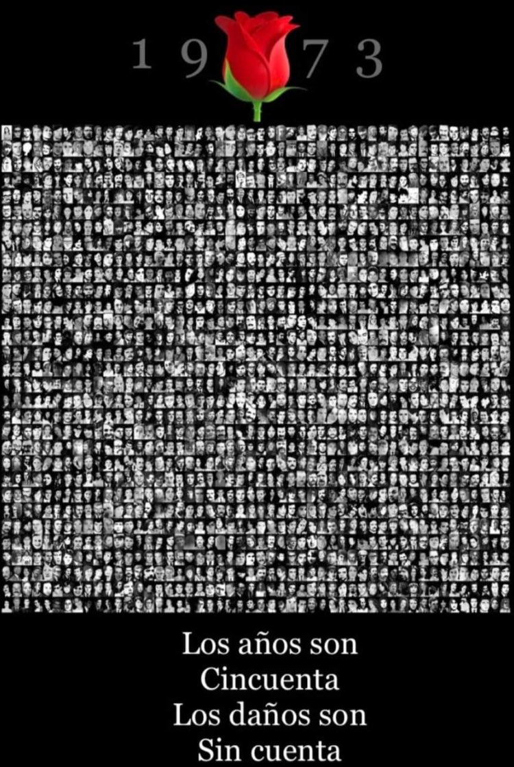 Olguitaa_Marina's tweet photo. 🕯Tú le llamas pasado, yo,memoria 
🕯Tú le llamas resentimiento, yo, conciencia 
🕯Tú le llamas venganza, yo, justicia 
🕯Tú le llamas errores, yo, horrores 
🕯Tú le llamas general, yo, dictador 
🕯Tú das vuelta la página, yo, #NiPerdónNiOlvido 
#50AñosDelGolpe https://t.co/62E79kC36X