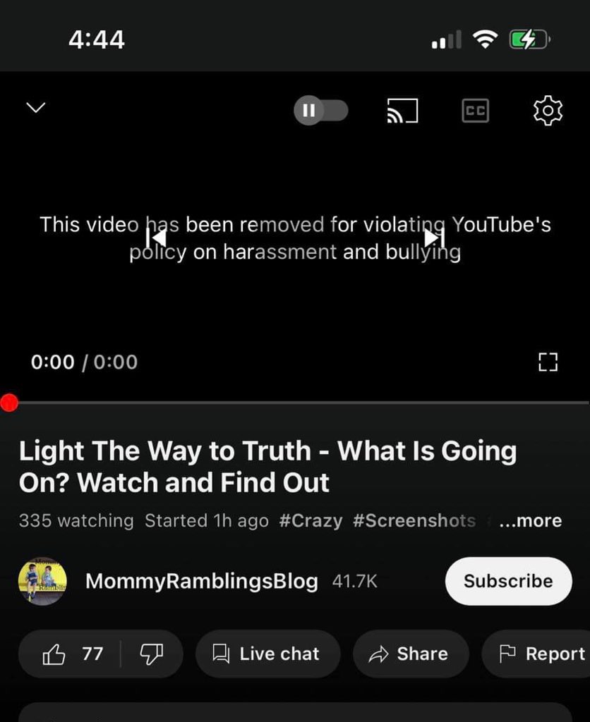 mysteriousm23's tweet photo. @TeamYouTube this is spam and false information No one is targeting or stalking @carly67  or talking about her son. Here’s the proof that she has carried out this lie for two years plus her live stream from last night was removed for harassment and bullying. (Carolyn) https://t.co/K2V4nQoRSF
