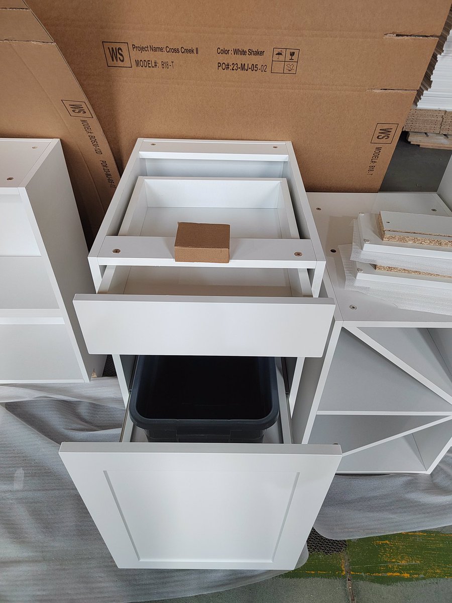 Annydu2's tweet photo. PVC thermofoil white shaker cabinet ! Free to do shop drawing! Welcome to inquiry https://t.co/eXZwkYsUav
