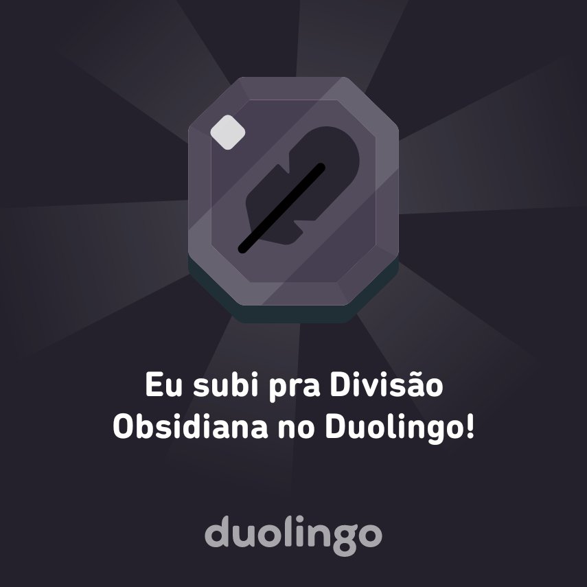 Divisão diamante Duolingo 
