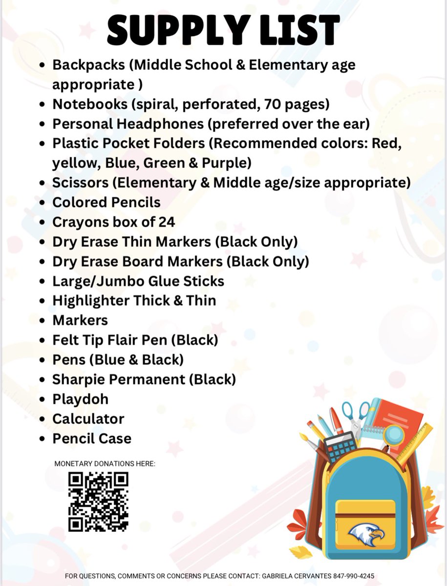 Join <a href="/District_73/">Hawthorn District 73</a> for our School Supply Drive! Help support local families while enjoying drinks and appetizers. We hope to see you there! 🌟 #BetterTogether

Date: August 10th, 2023
Time: 4:30-6:30 PM
Location: Brookdale Hawthorn Lakes
