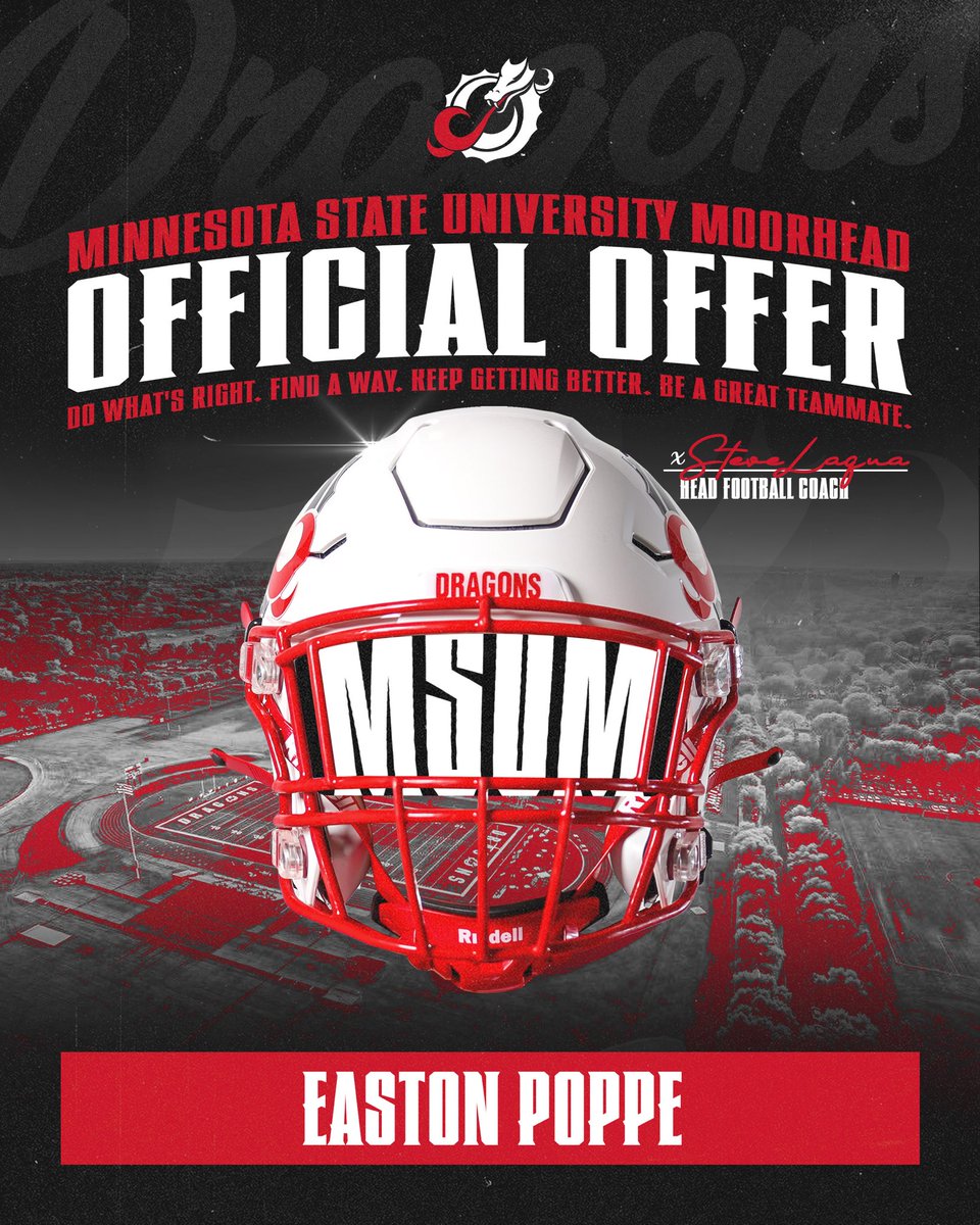 After a great call with @coachjcurrier I am blessed to receive an offer to play at MSU Moorhead