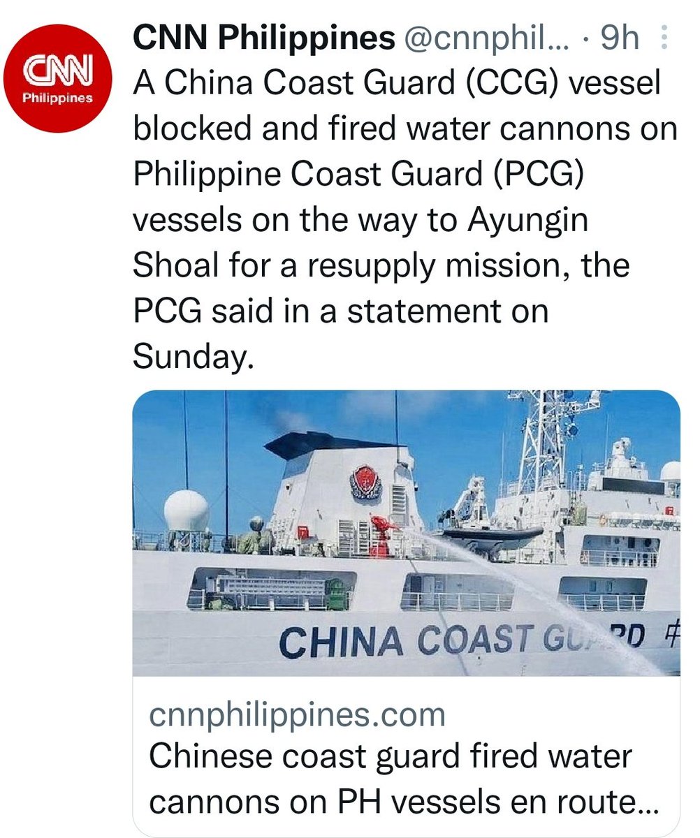 SaltAndReality's tweet photo. Ano na Duterte, Imee at Allan Peter? Hindi tayo nirerespeto at pinagtatawanan lang tayo ng China dahil sa mga politiko na tulad nyo na bulag bulagan kung sumuporta sa China. 🐢🇨🇳🐕 https://t.co/O6S7xbnYvE