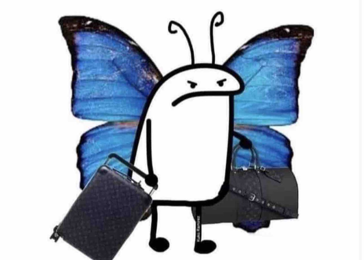 La mariposa de mi estómago abandonandome porque yo no siento nada por nadie.