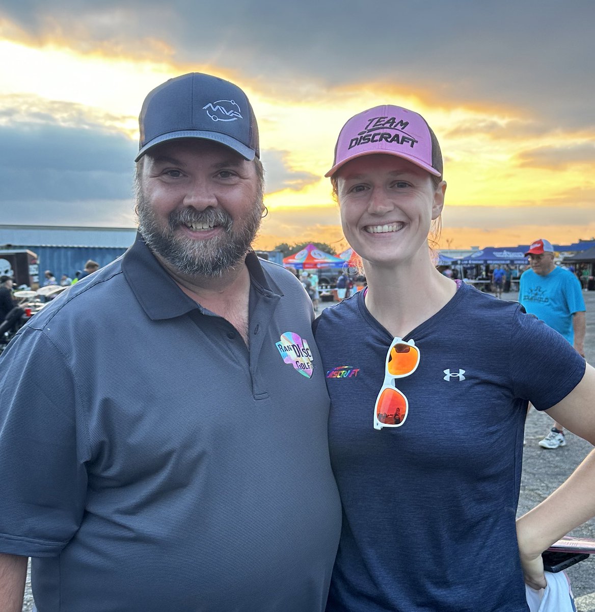 disc_ran's tweet photo. Next up on the list of โreally cool people that we got to meet at Ledgestoneโ: Holyn Handley from team @discraftdiscgolf
Thanks for swinging by! It was so nice to meet you!
#holynhandley #discraft #teamdiscraft #ledgestone #ledgestoneopen #discgolf https://t.co/yNFyh561b7