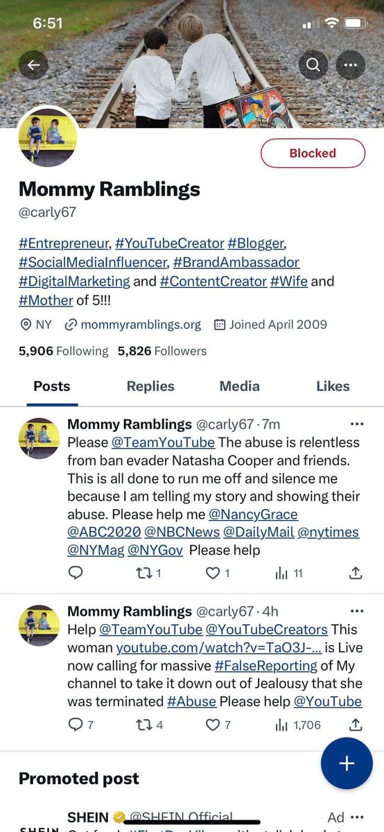 mysteriousm23's tweet photo. @TeamYouTube @carly67 latest tweet saying false information. No one is abusing her it’s actually the other way around. @carly67 hired the PI, Doxxed 20+ people including kids, went real life calling family members and blackmailing ex subs. Showing private messages and pictures. https://t.co/vI32JyWCFC