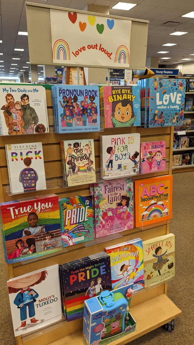 This is what you see in almost every Barnes & Noble store. When they say “We’re coming for your kids,” they’re not kidding.