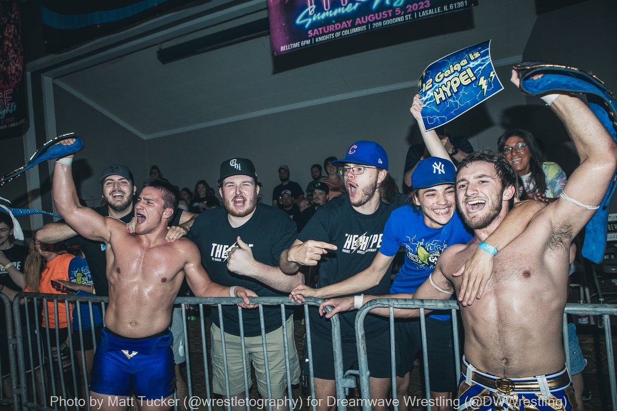 New Dreamwave Tag Team Champions
The Hype over Wasted Youth
@DWWrestling 
#DW8485